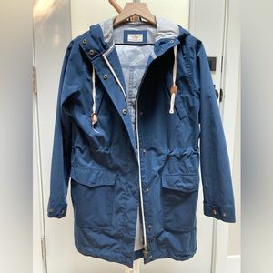 Marine Layer blue Milie rain coat size Small
